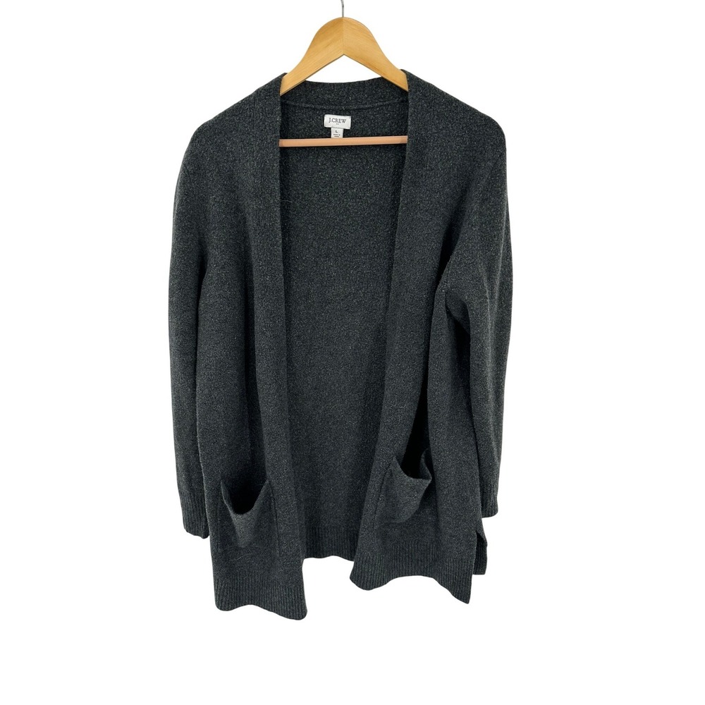 J. Crew Cardigan Sweater Womens L Classic Essential Timeless Cozy Corporate